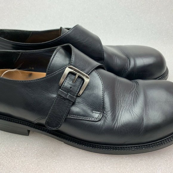 Birkenstock Footprints Mens Shoes Black Leather main image 6